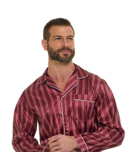 Mens silk satin pajamas - mens,